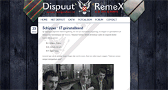 Desktop Screenshot of dispuutremex.nl