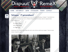 Tablet Screenshot of dispuutremex.nl